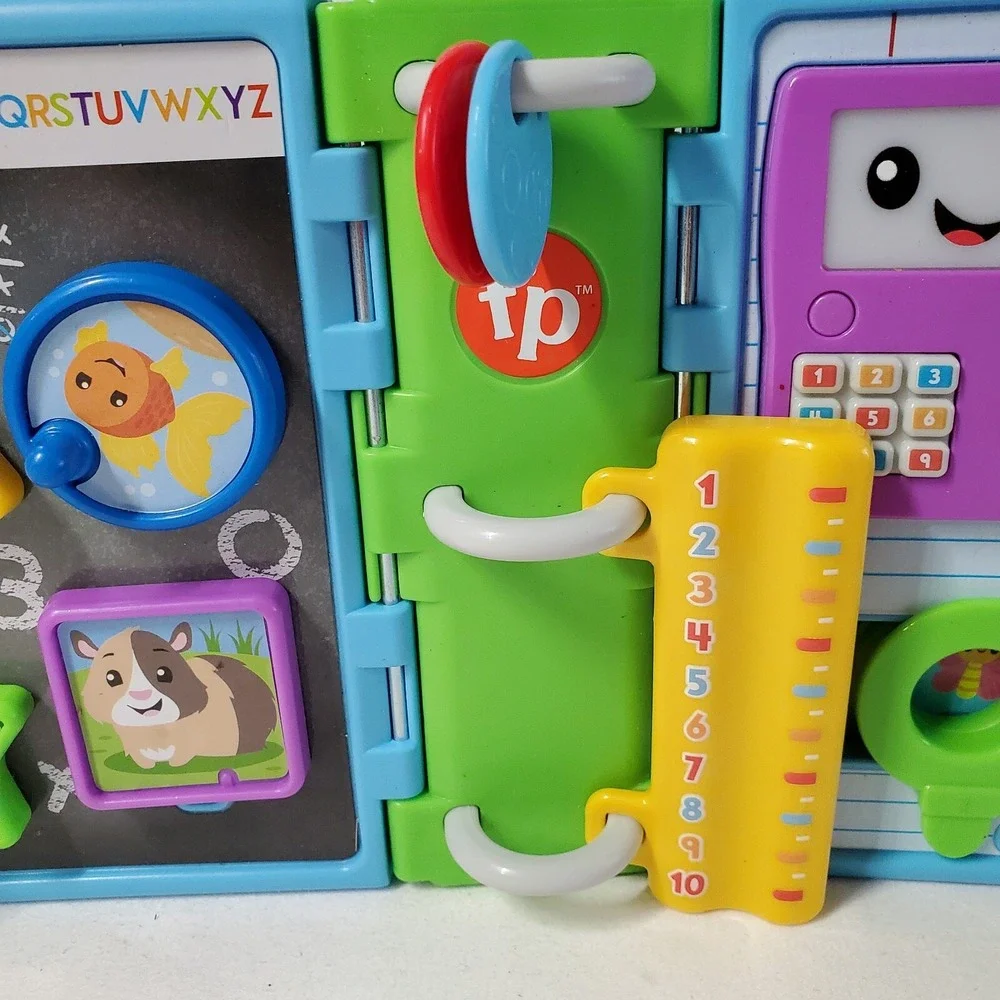 Fisher-Price 123 Schoolbook Learning Toy GWT66 Blue Green Ages 6-36 Months